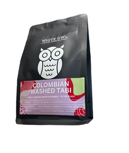White Owls' - Colombia Tabi washed from Vergara Bros, las Flores Farm.
