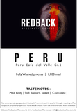 Peru Cafe Del Valle GR1 Washed